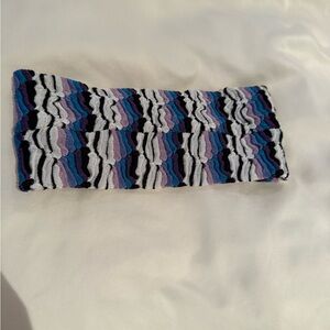 Missoni Blue and Purple Knit Headband